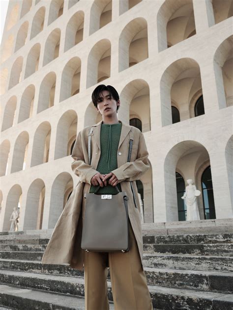 Ren Meguro is FENDI's first Japanese male ambassador.